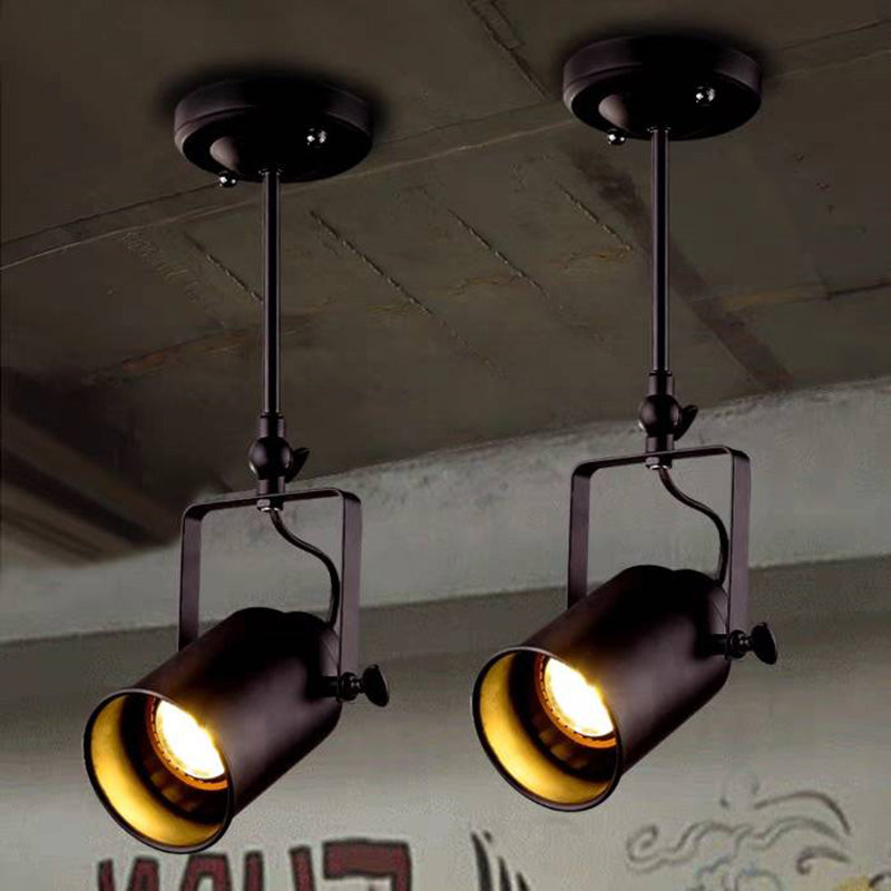 Alessio Industriele LED Plafondlamp Zwart Woon/Slaapkamer Metaal
