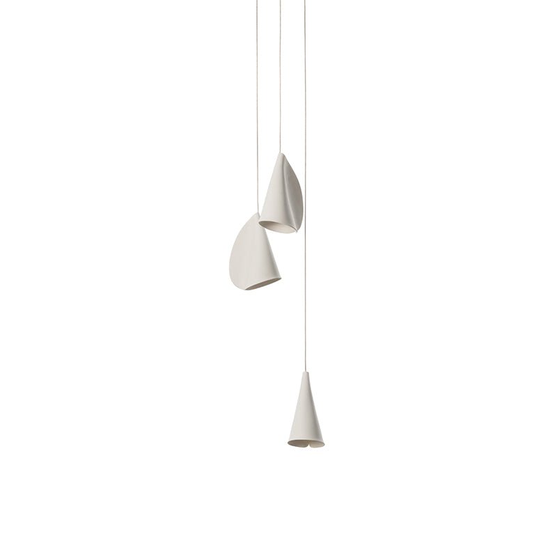 Olshaion Geometrische hanglamp van keramiek