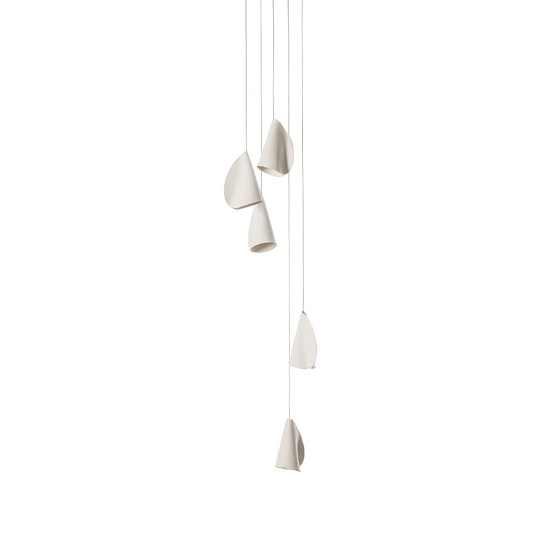 Olshaion Geometrische hanglamp van keramiek