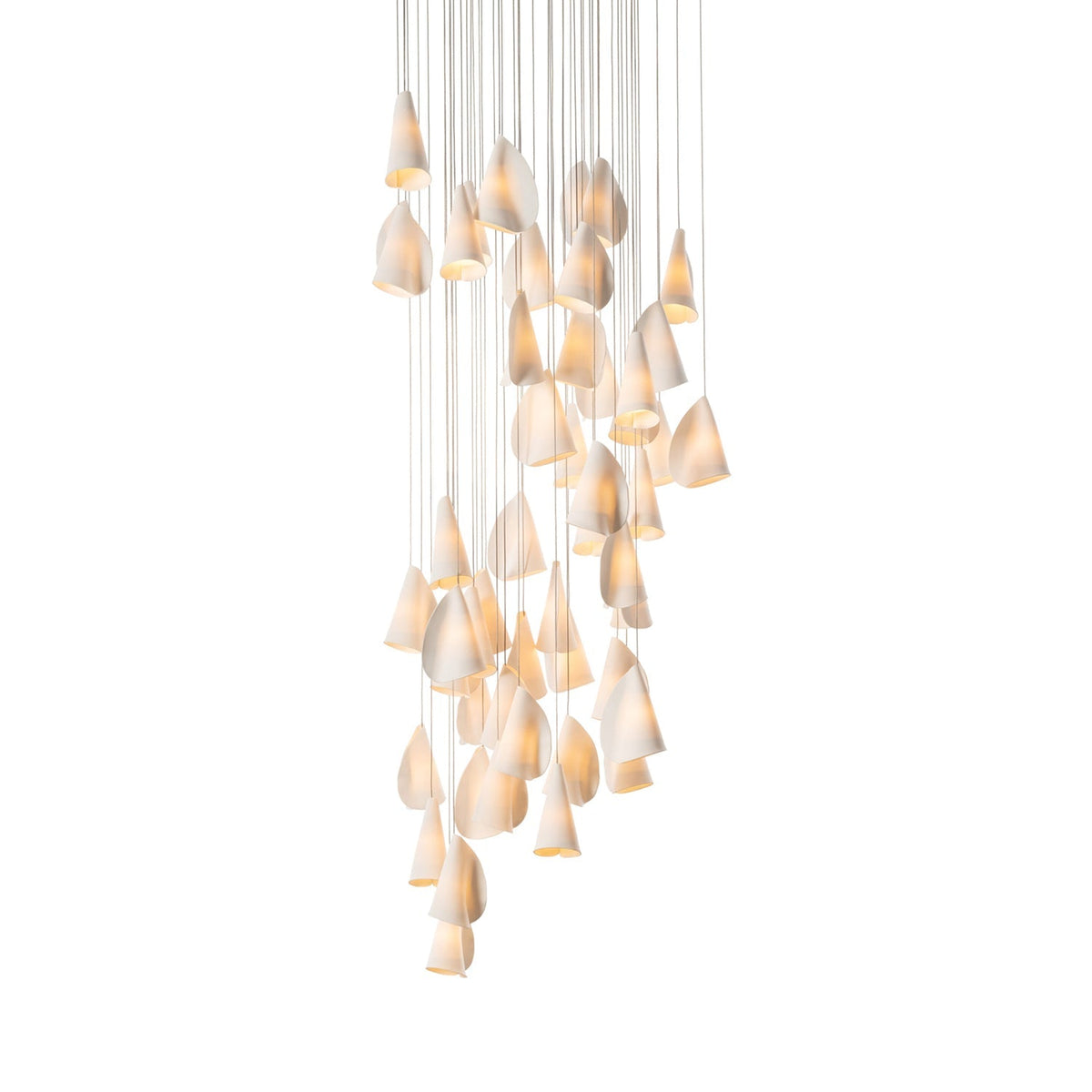 Olshaion Geometrische hanglamp van keramiek