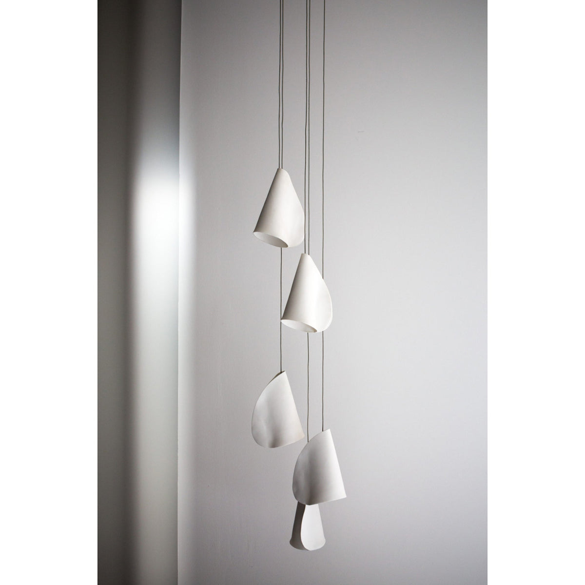 Olshaion Geometrische hanglamp van keramiek