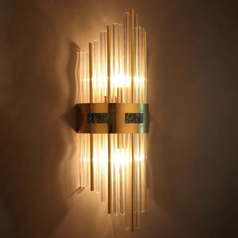 Crystal Design Wandlamp Goud Acryl/Metaal Woonkamer/Dinerkamer