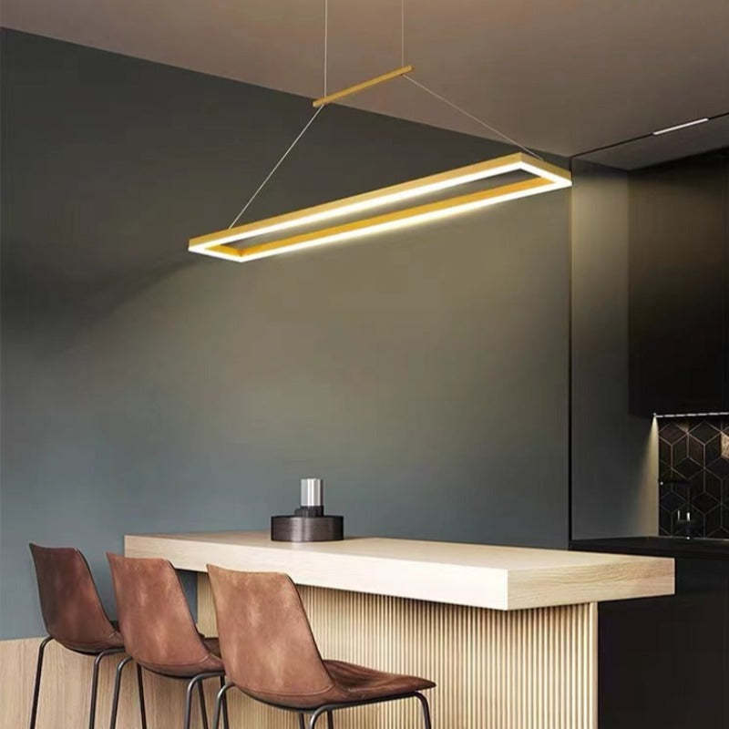 Edge Industriele LED Hanglampen Metaal Wit Gouden Woonkamer Eetkamer