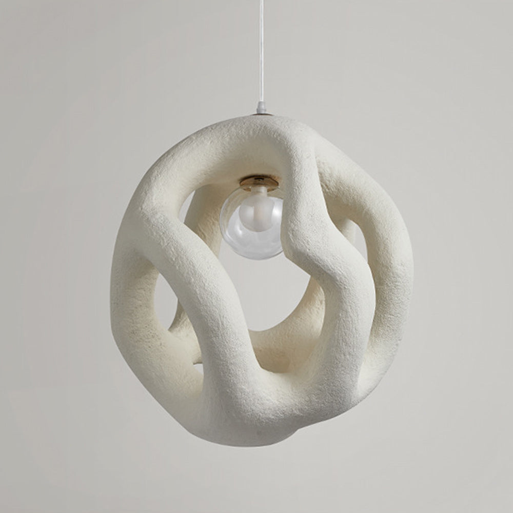 Byers Moderne Onregelmatige LED Hanglamp Wit/Zwart Resin Binnen