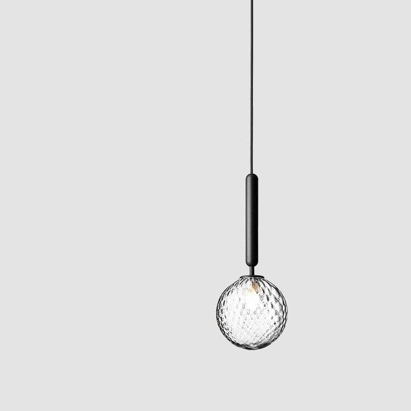 Valentina Modern LED Hanglampen Zwart Wit Metaal Glas Eetkamer