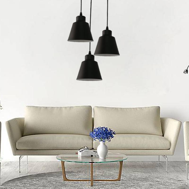 Nazifa Moderne Design LED Hanglamp Zwart Wit Metaal Slaapkamer Eetkamer