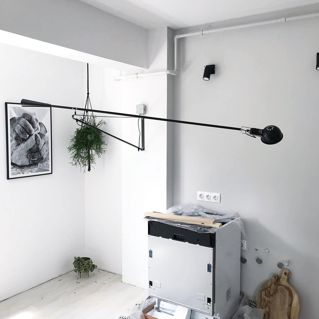 Vellaro lange schuifarm wandlamp