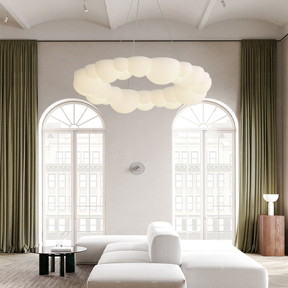 Quinn Design Ronde LED Plafondlamp/Hanglamp Metaal/Acryl Wit Slaap/Woon/Eetkamer