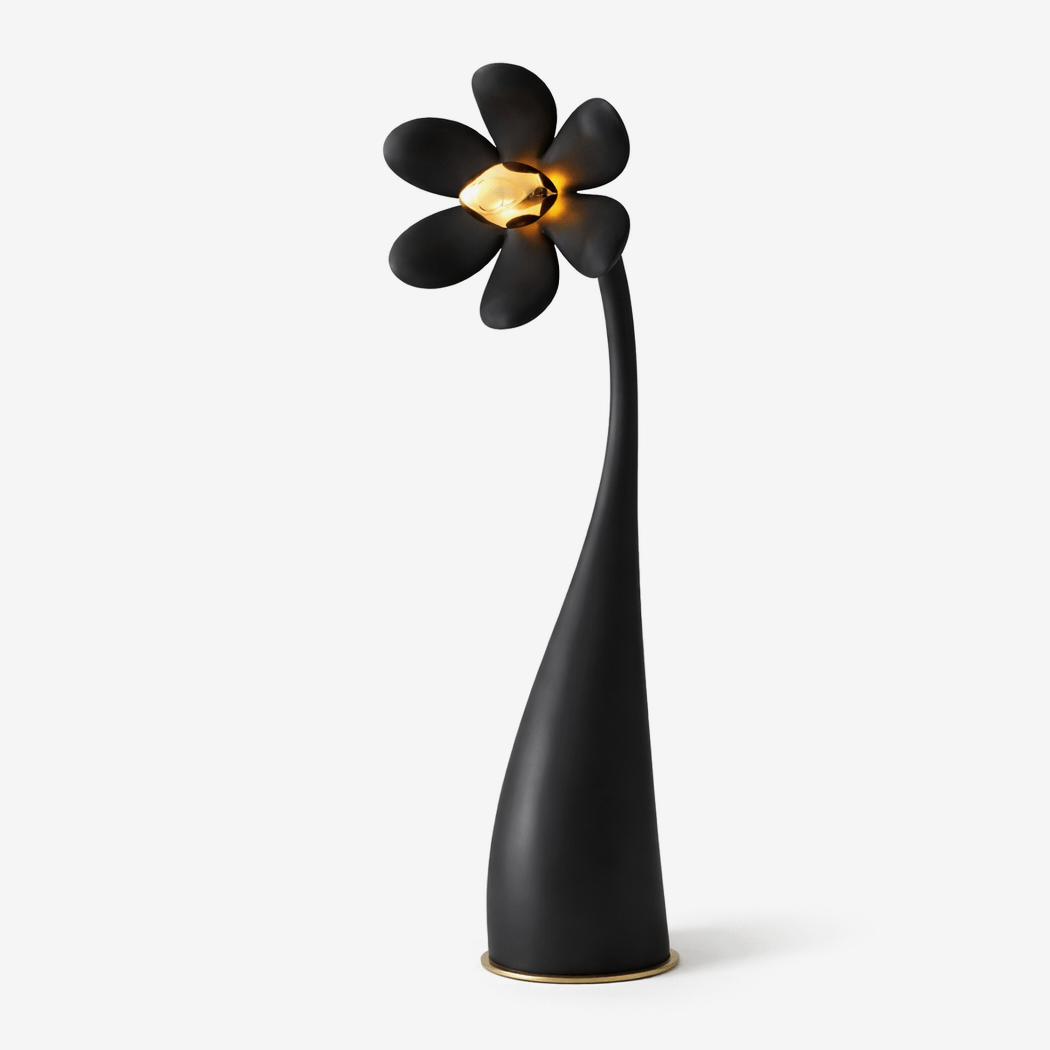 Renoria vloerlamp met sculpturale bloem