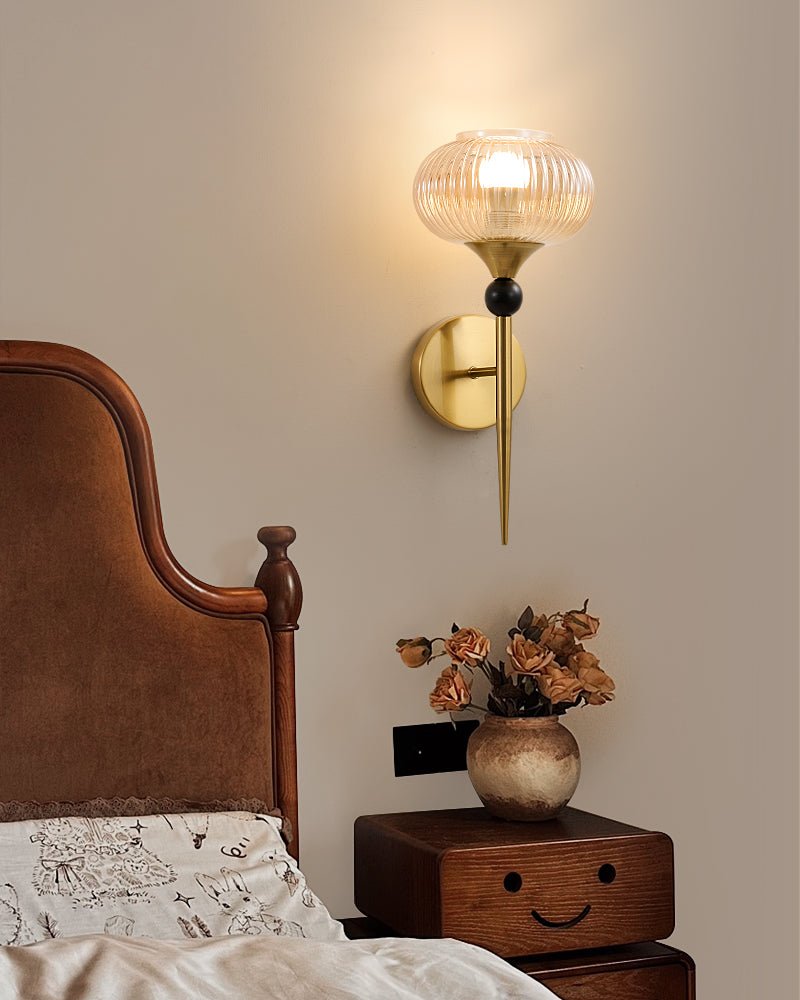 Thyr geribbelde wandlamp