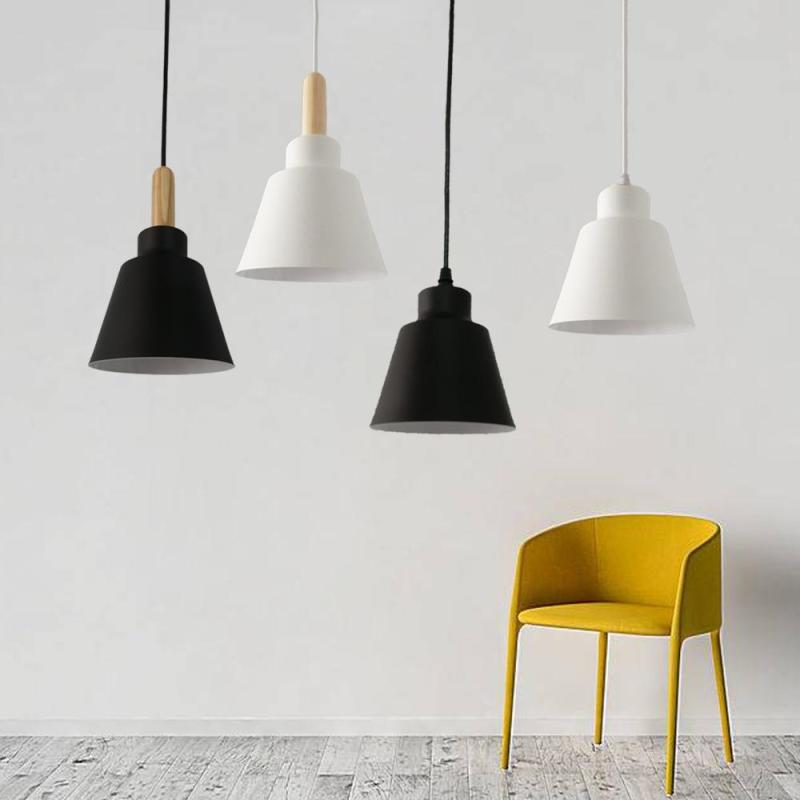 Nazifa Moderne Design LED Hanglamp Zwart Wit Metaal Slaapkamer Eetkamer