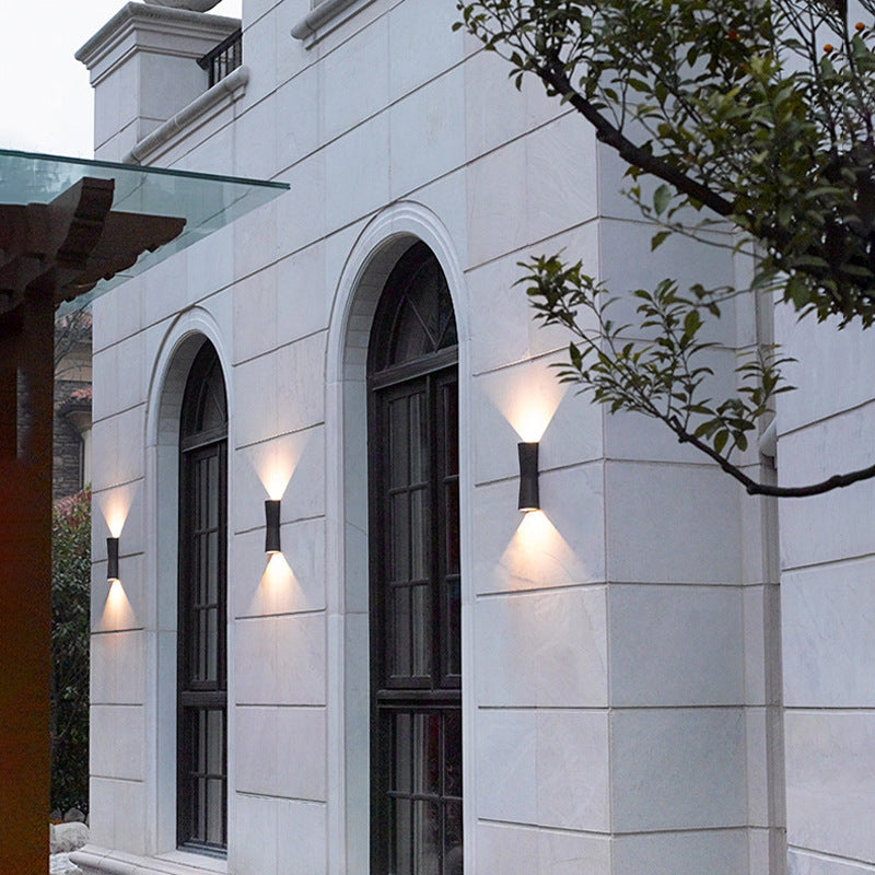 Orr Kleine Design LED  Wandlampen Zwart Wit Metaal Buiten Tuin
