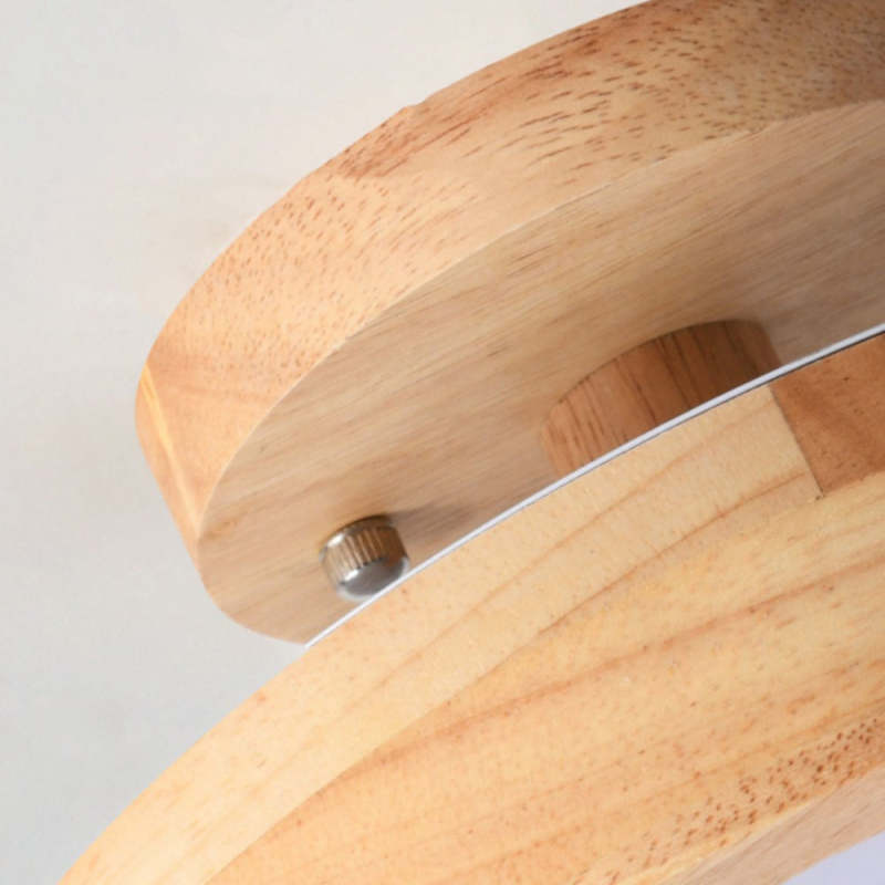 Quinn Moderne LED Plafondlamp Hout/Acryl Hout/Wit/Roze/Groen/Grijs Slaap/Eet/Woonkamer