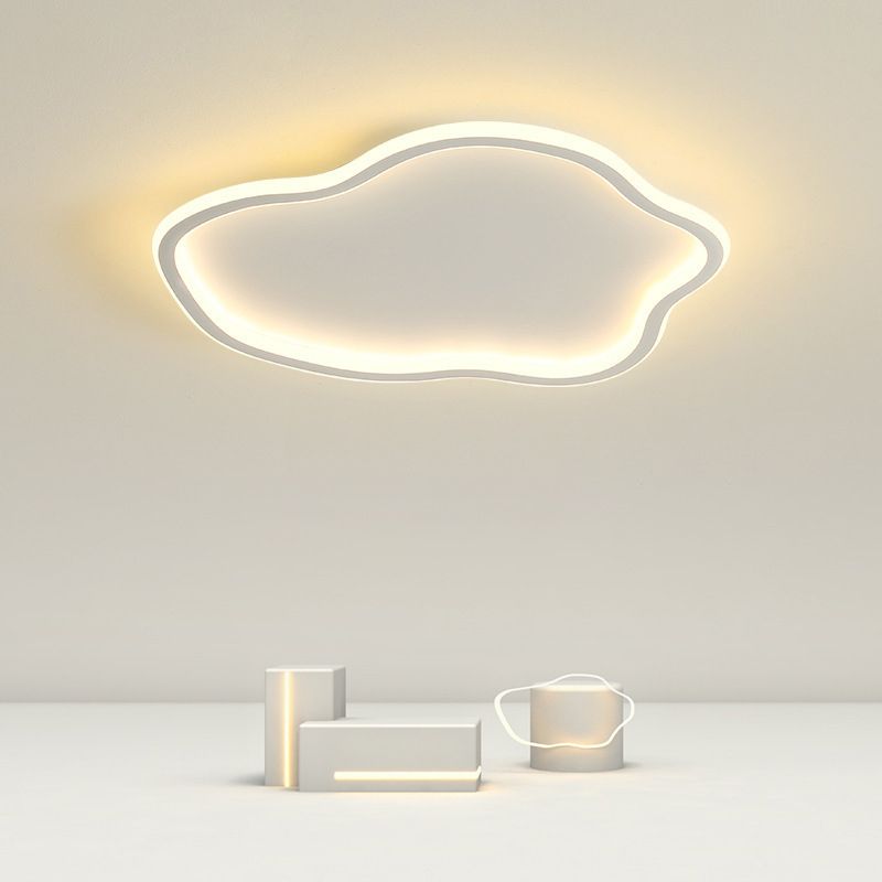 Quinn Design Wolk LED Plafondlamp Metaal/Acryl Wit/Zwart Slaap/Woon/Eetkamer