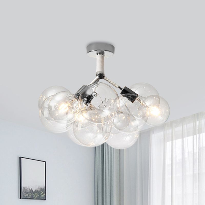 Valentina Vintage Design LED Plafondlamp Glas Slaapkamer Woonkame