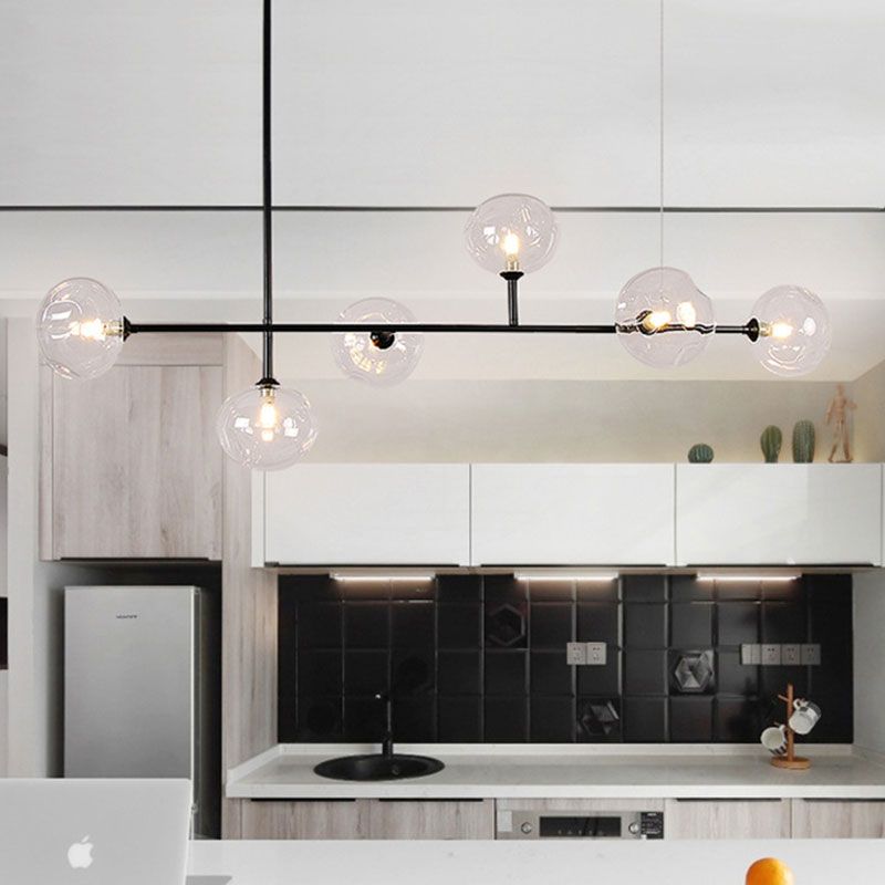 Valentina Moderne LED Hanglamp Zwart Metaal Woonkamer Slaapkamer