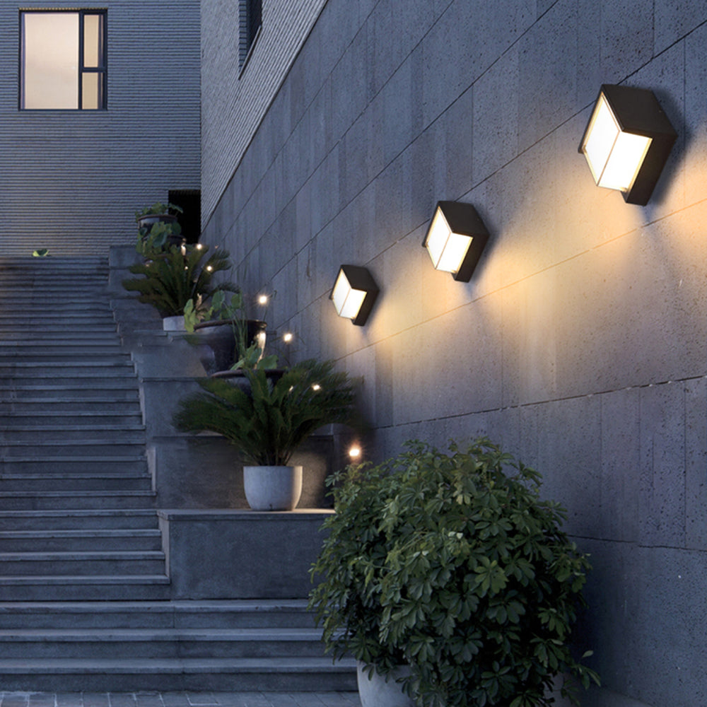 Orr Moderne Design LED Buiten Plafondlamp Metaal Zwart Buiten