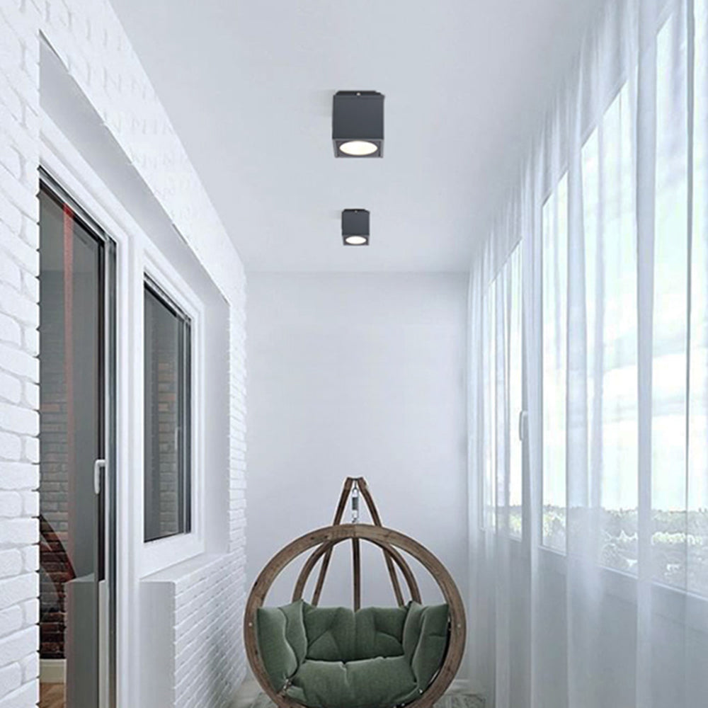 Orr Modern LED Plafondlamp Witte Zwart Metaal  Buiten Woonkamer