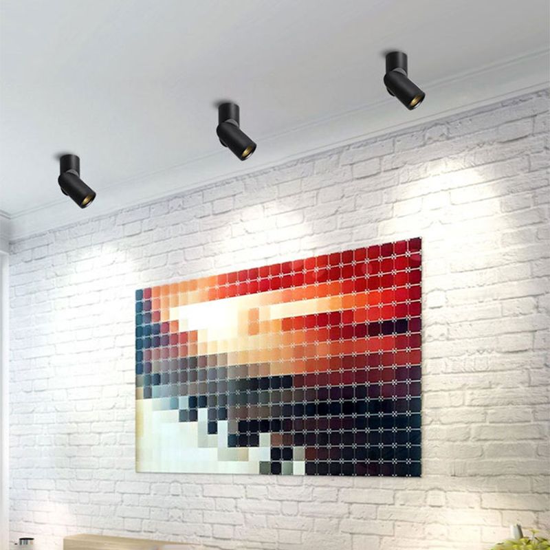 Vovak Moderne Design LED Spotlight Metaal Zwart / Wit Woonkamer