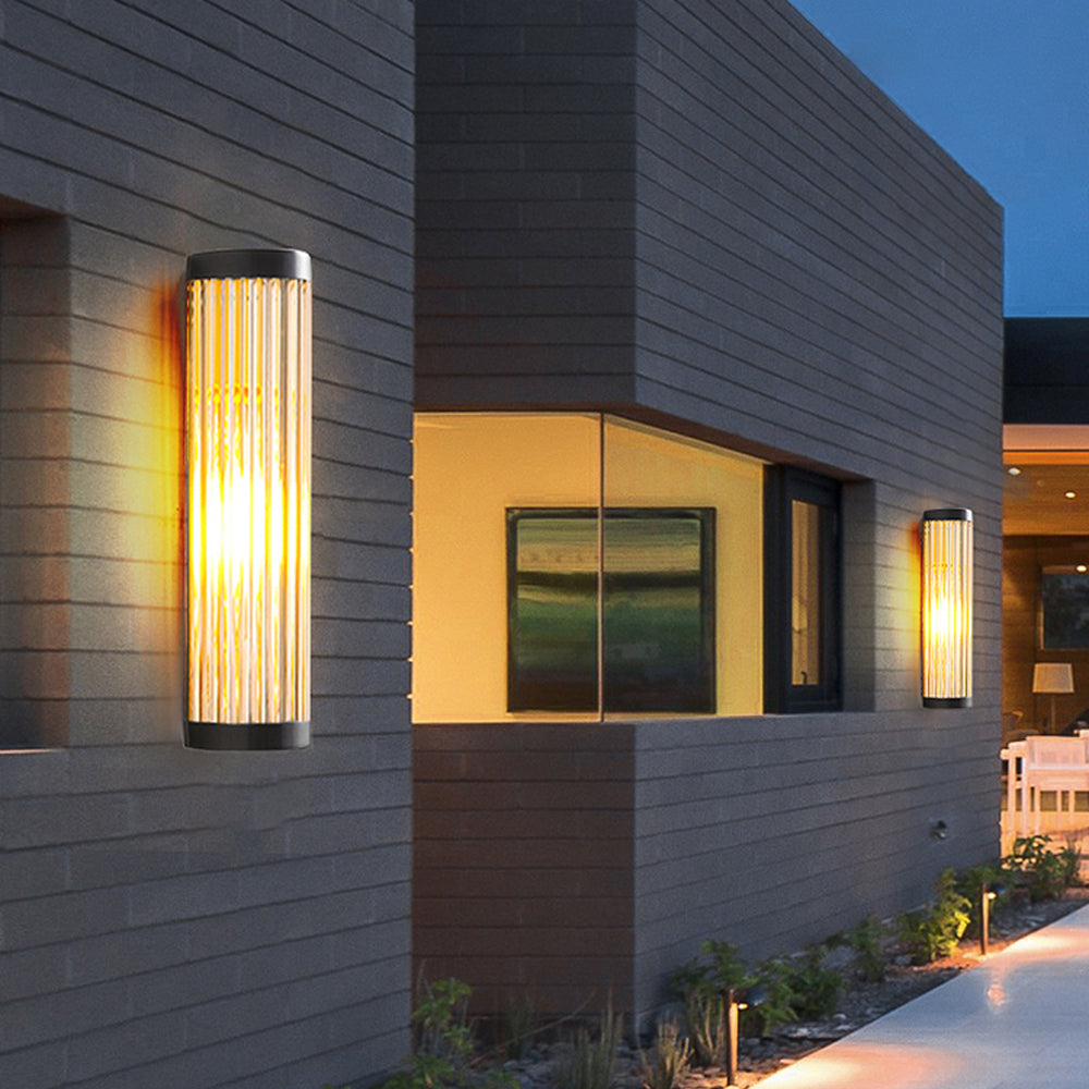 Orr Moderne Design LED Buitenlamp Metaal Glas Zwart Buiten