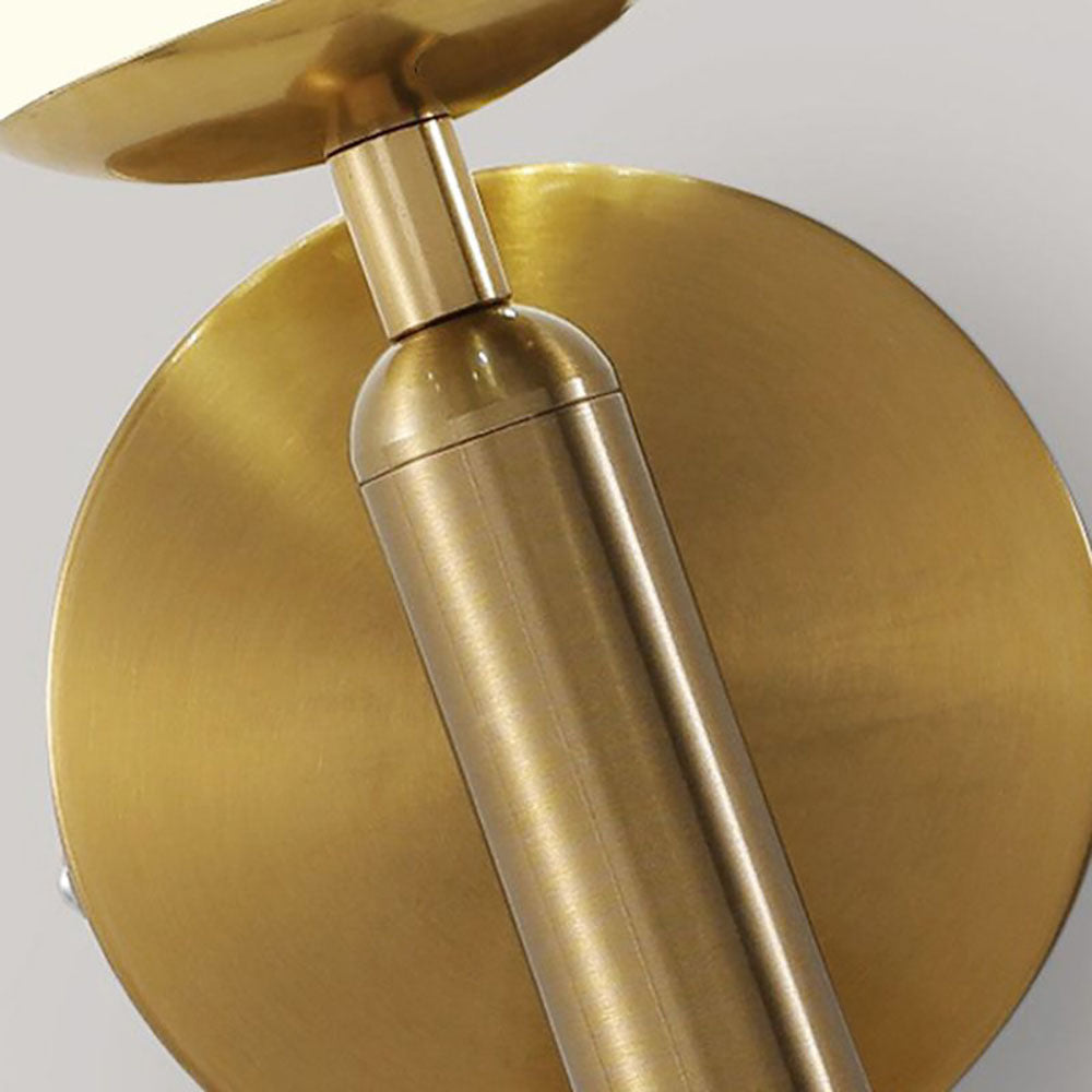 Valentina Moderne Design LED Wandlamp Globe Metaal/Glas Zwart/Goud Hal/Eetkamer/Woonkamer
