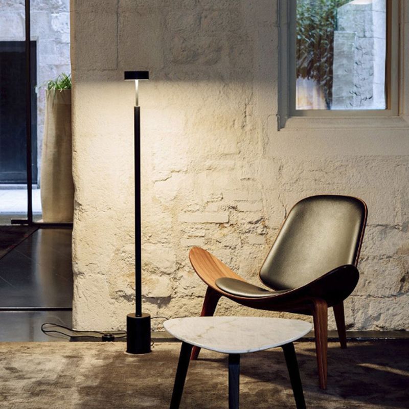 Edge Moderne Minimalistisch Eenvoudig Vloerlampen Zwart/Wit/Grijs Metaal/Acryl