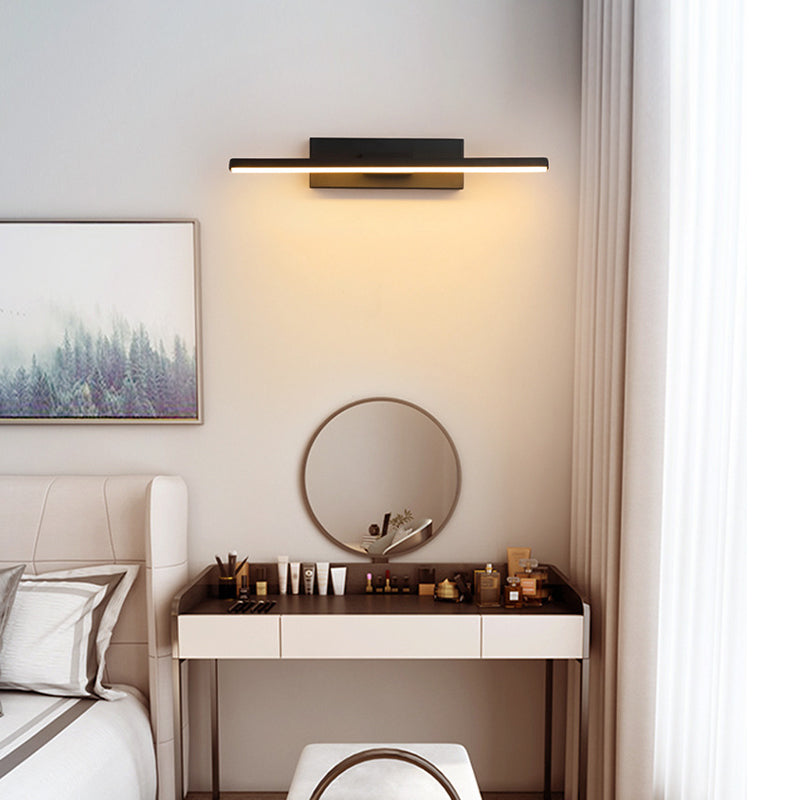 Edge Modern Industriele LED Wandlamp Zwart/Wit Metaal Silicium Woon/Slaapkamer