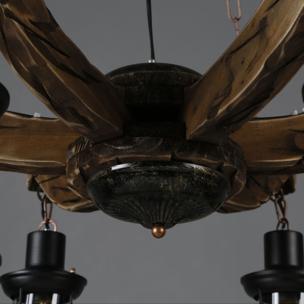 Austin Pendant Light Mid Century/Modern, Metal/Wood, Dining Room
