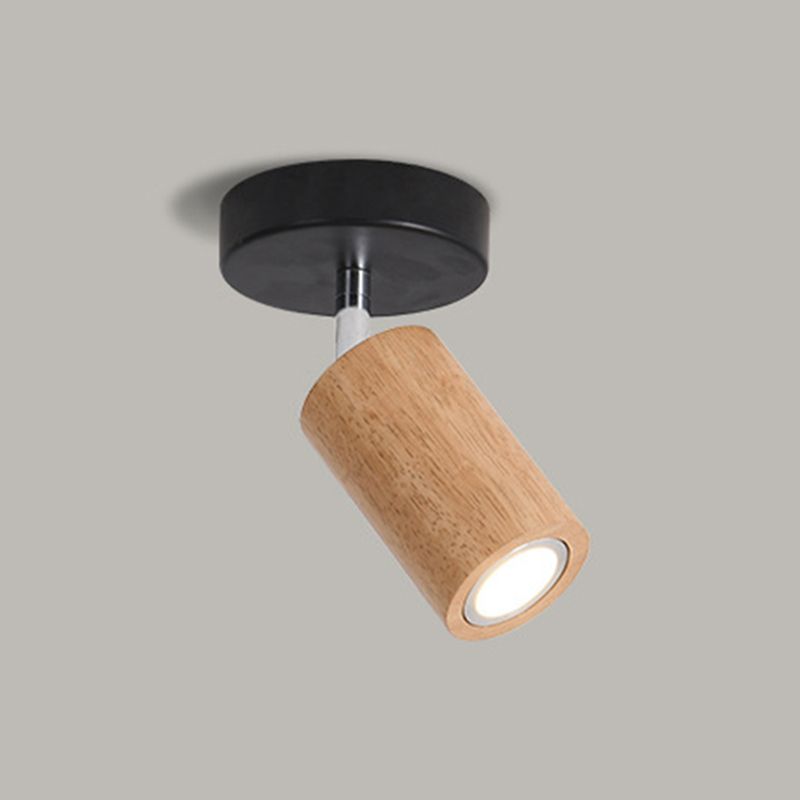 Ozawa Moderne LED Plafondlamp Verstelbaar Hout Metaal/Hout Woonkamer