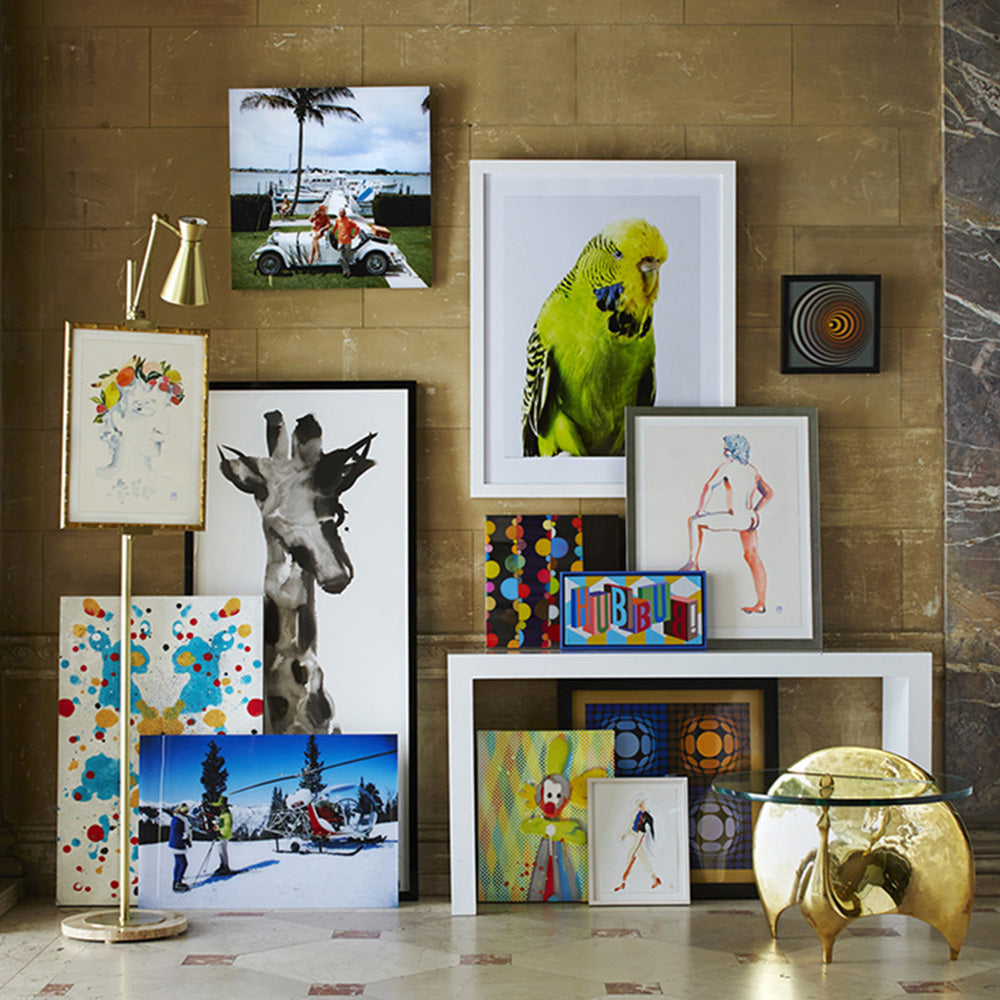 Carins Design Retro Ezel Vloerlamp Goud Metaal Eetkamer Slaapkamer