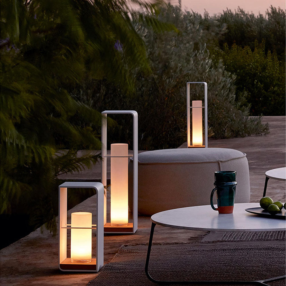 Orr Moderne Cilinder LED Buitenlamp Metaal Zwart Tuin/Stoeprand/Balkon