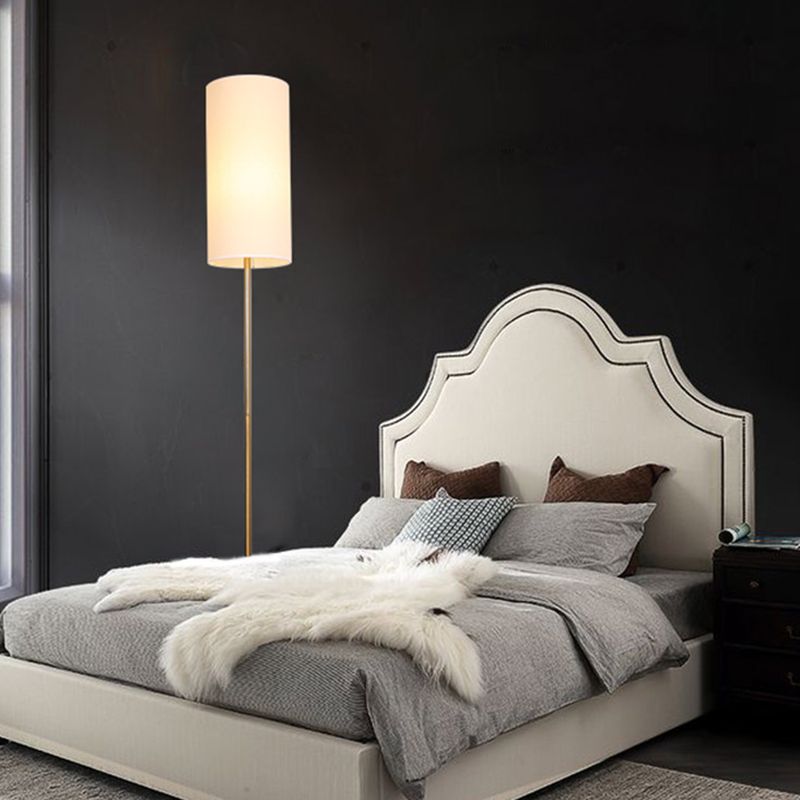 Eryn Moderne Design LED Cilindervorm Vloerlamp Metaal Stof Eetkamer/Woonkamer/Kelder/Hal