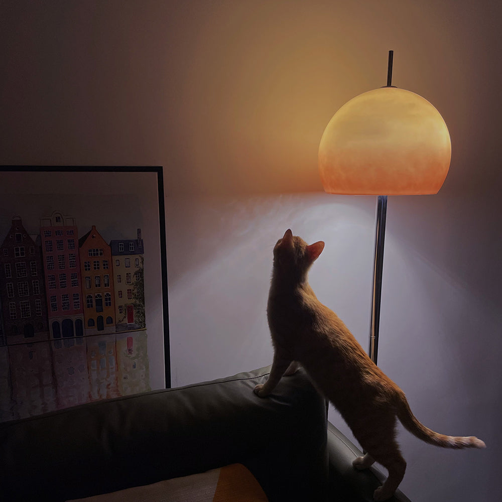Salgado Design LED Vloerlamp Metaal Glas Woonkamer Slaapkamer
