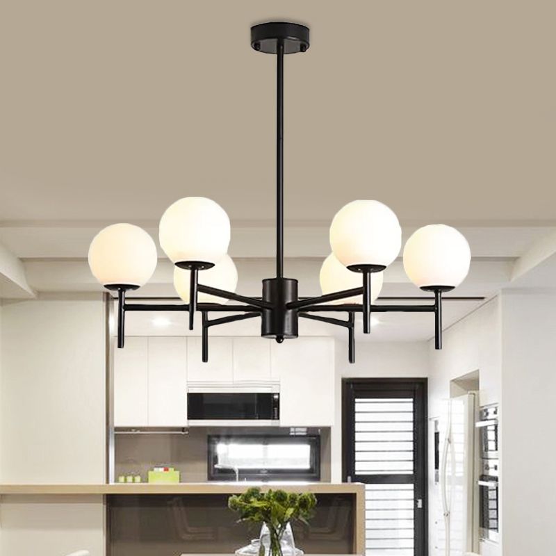 Valentina Moderne Design LED Kroonluchter Metaal Zwart/Goud Woonkamer