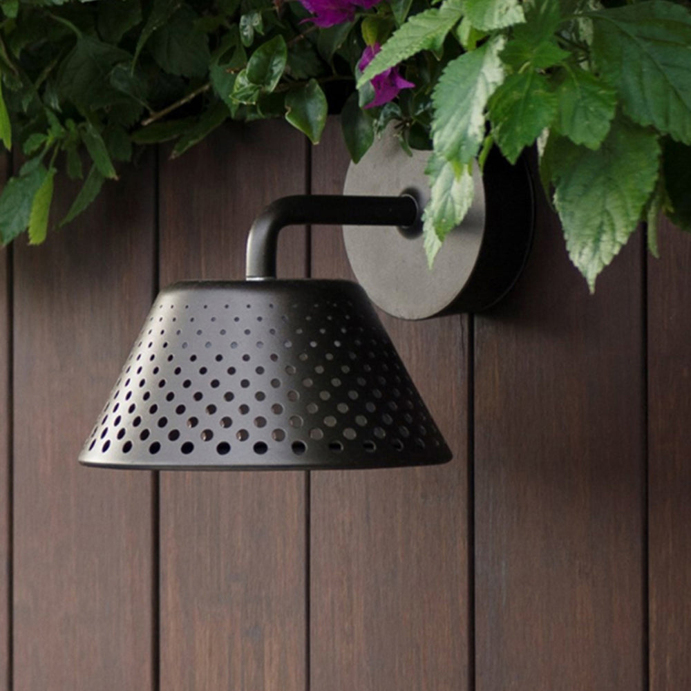 Carins Industrieel Hol LED Buitenlamp Karwei Zwart Metaal Tuin