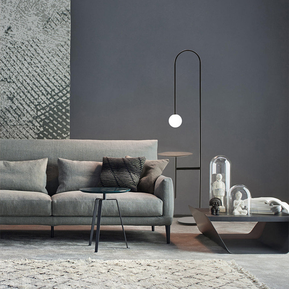 Valentina Moderne Design LED Vloerlamp Metaal Glas Slaapkamer Woonkamer