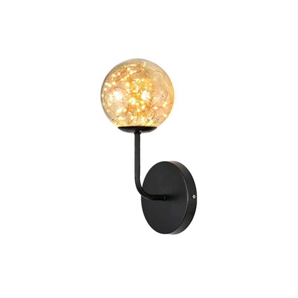 Valentina Starry Bubble Modern Design LED Wandlamp Goud/Swart Woonkamer/Slaapkame