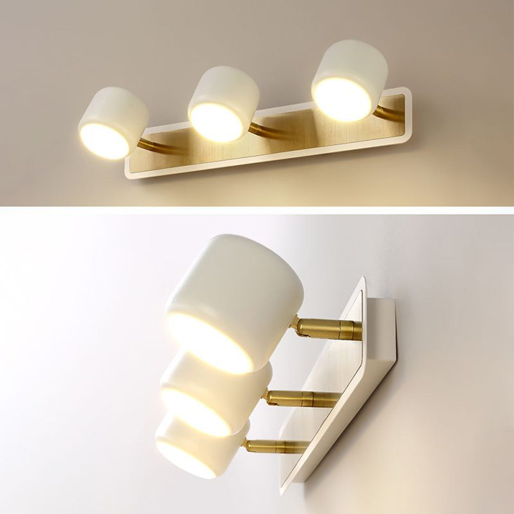 Cooley Ronde LED Wandlamp Zwart Wit Metaal Woonkamer Slaapkamer