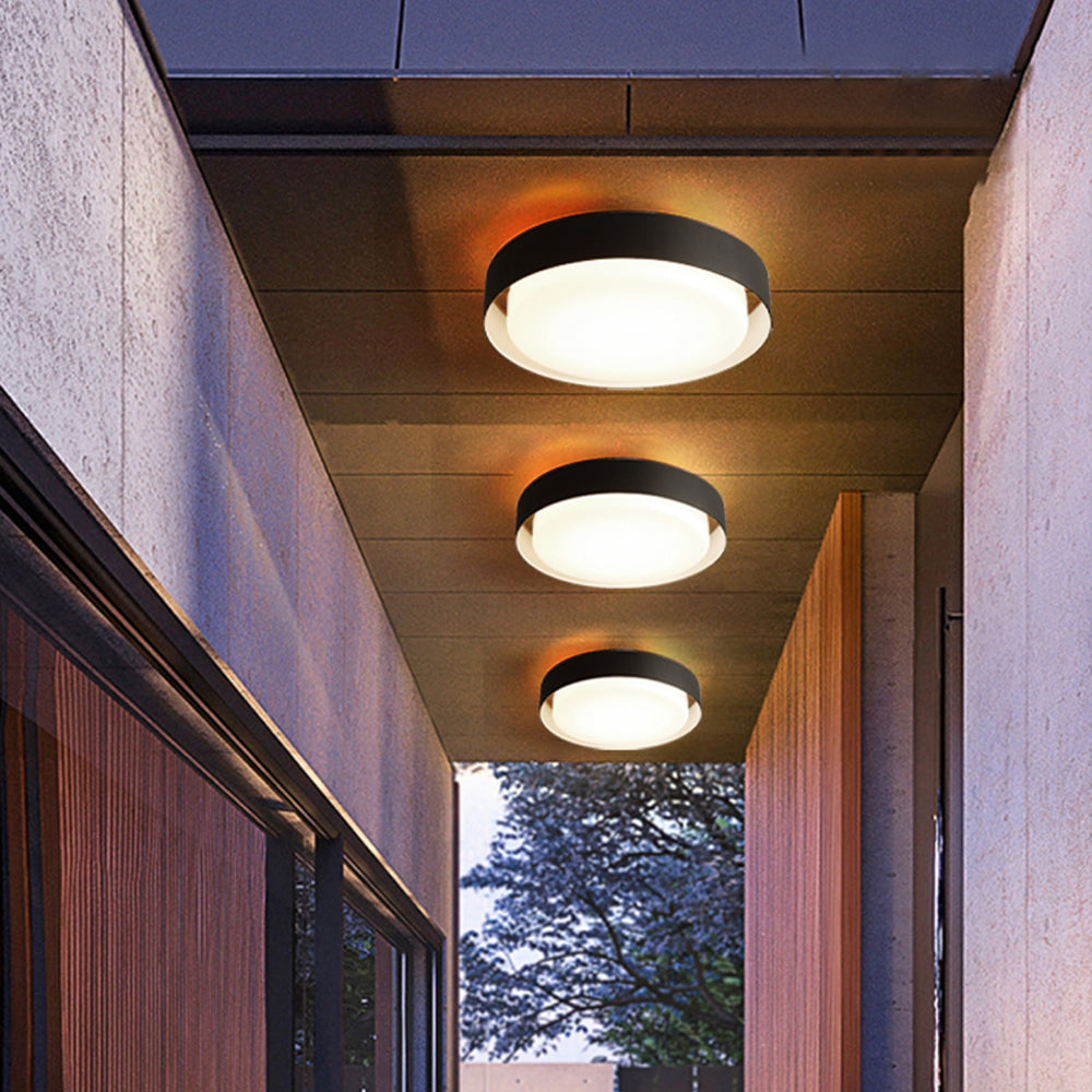 Orr Moderne Design LED Buiten Plafondlamp Metaal/Acryl Buiten