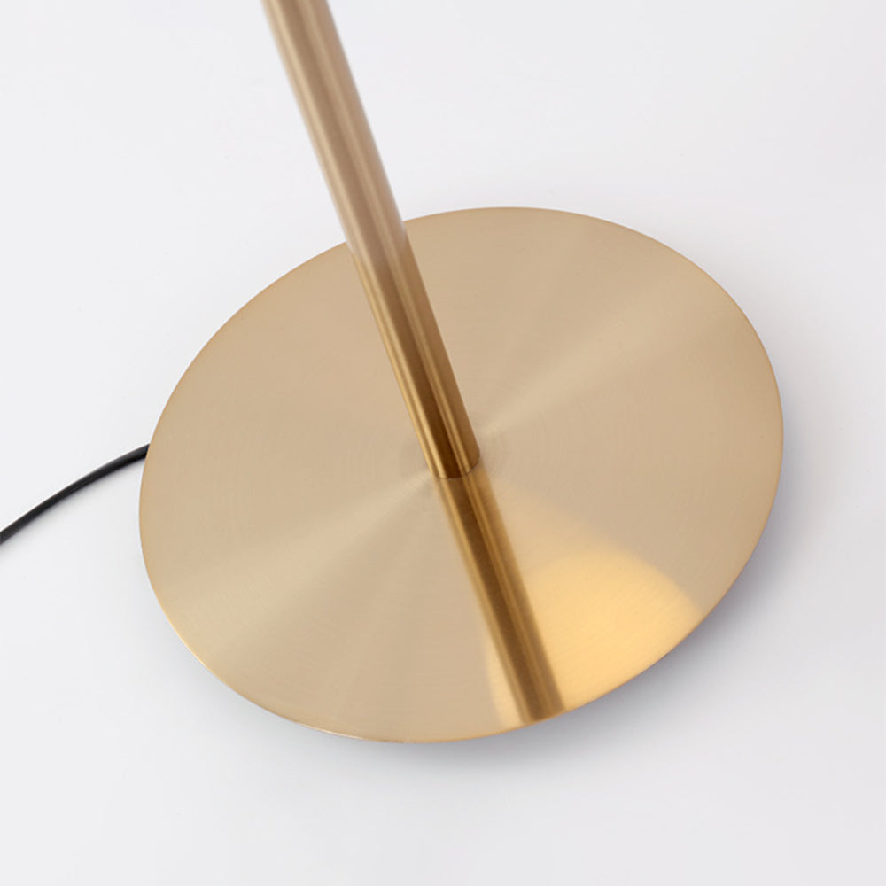 Valentina Ronde LED Vloerlamp Ronde Wit Metaal Glas Slaapkamer Woonkamer