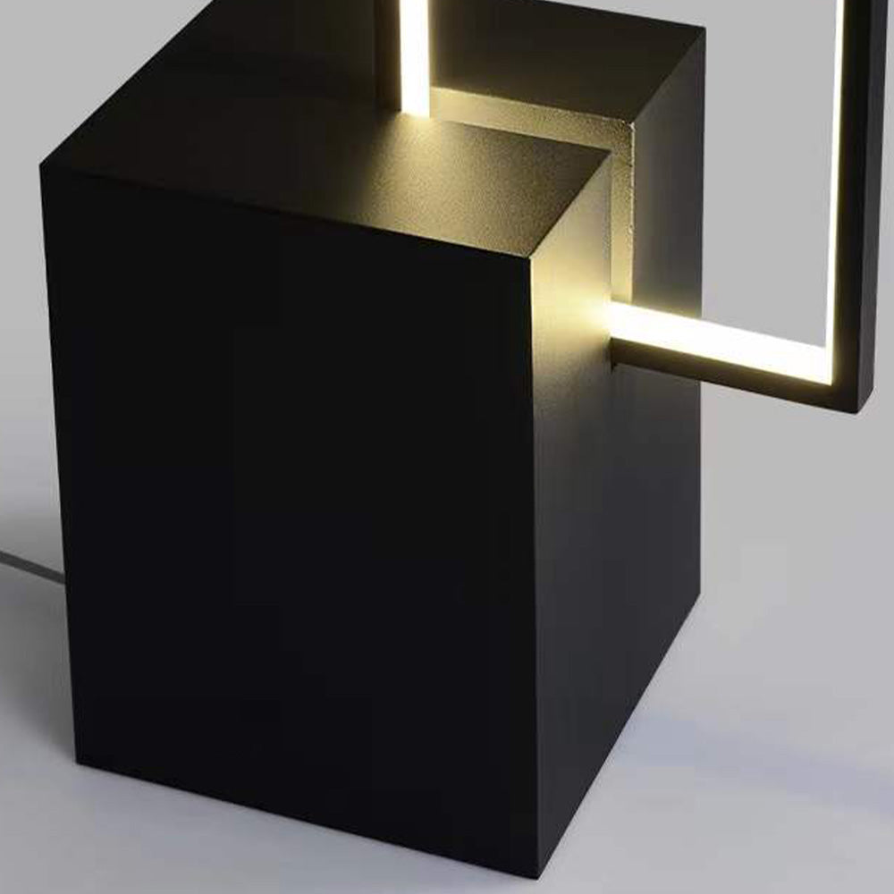 Edge Industriele LED Vloerlamp Schwarz Metaal Woon/Slaapkamer