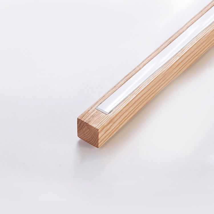 Ozawa Minimalistische Design Lineaire Vloerlamp Walnoot/Hout Slaapkamer/Woonkamer