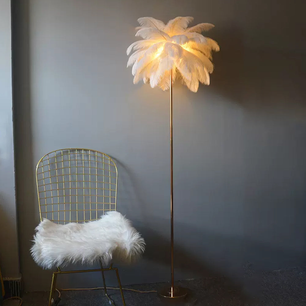 O'Moore Design LED Vloerlamp Wit Roze Metaal Woonkamer Slaapkamer