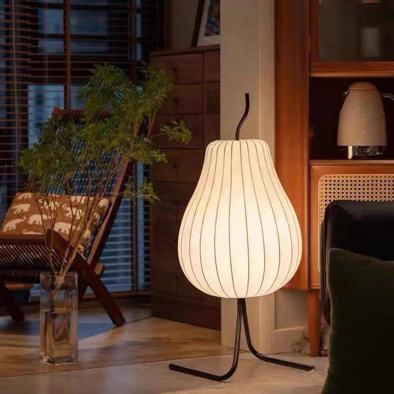 Renée Moderne Design Vloerlamp Peervormig Uniek Art Deco Stof/Metaal Woonkamer