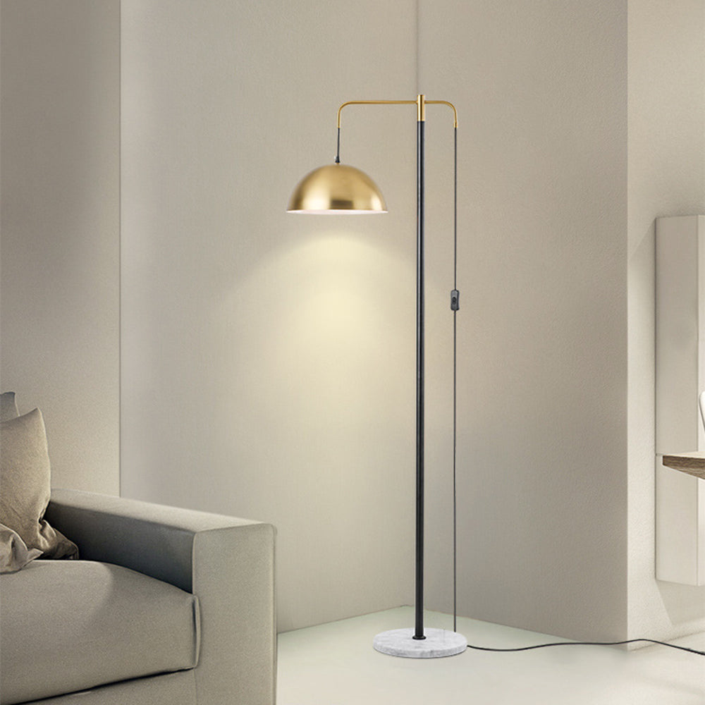 Carins Vintage LED Vloerlamp Zwart Metaal Woonkamer Slaapkamer