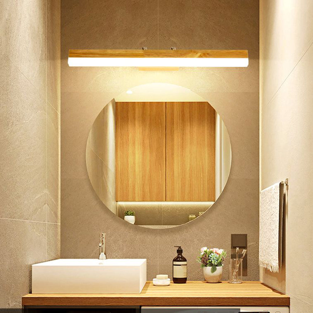 Ozawa Moderne Design LED Klassieke Wandlamp Metalen/Houten Spiegel Badmeubel Woon/Slaap/Badkamer