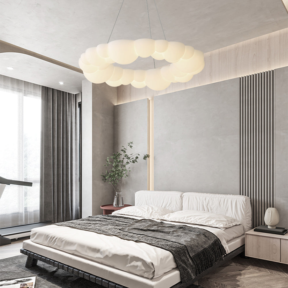 Quinn Design Ronde LED Plafondlamp/Hanglamp Metaal/Acryl Wit Slaap/Woon/Eetkamer