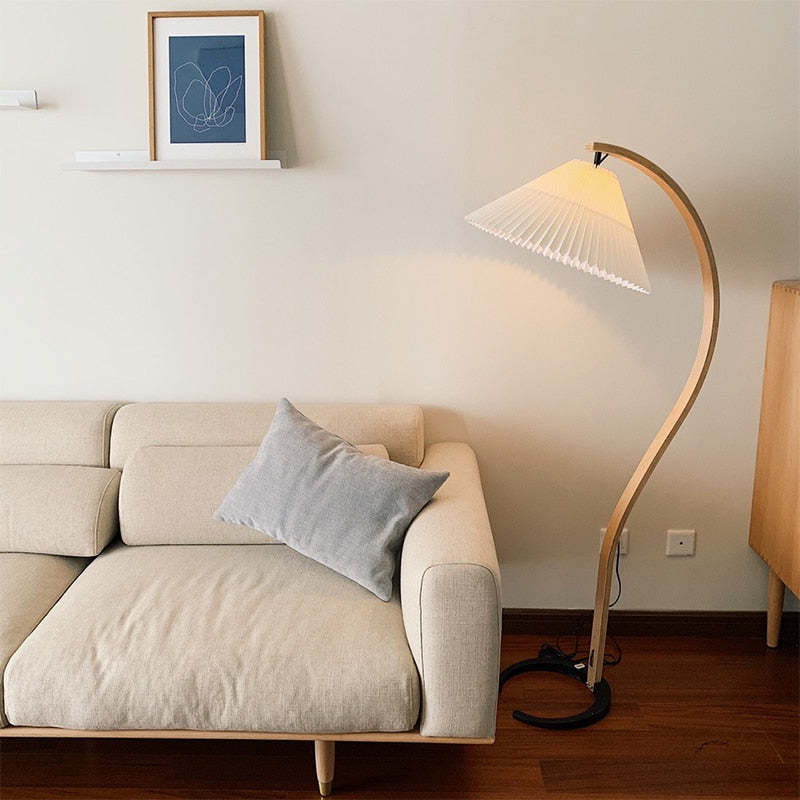 Ozawa Modern Minimalistisch Vloerlampen LED Wit Beige Koffie Slaapkamer