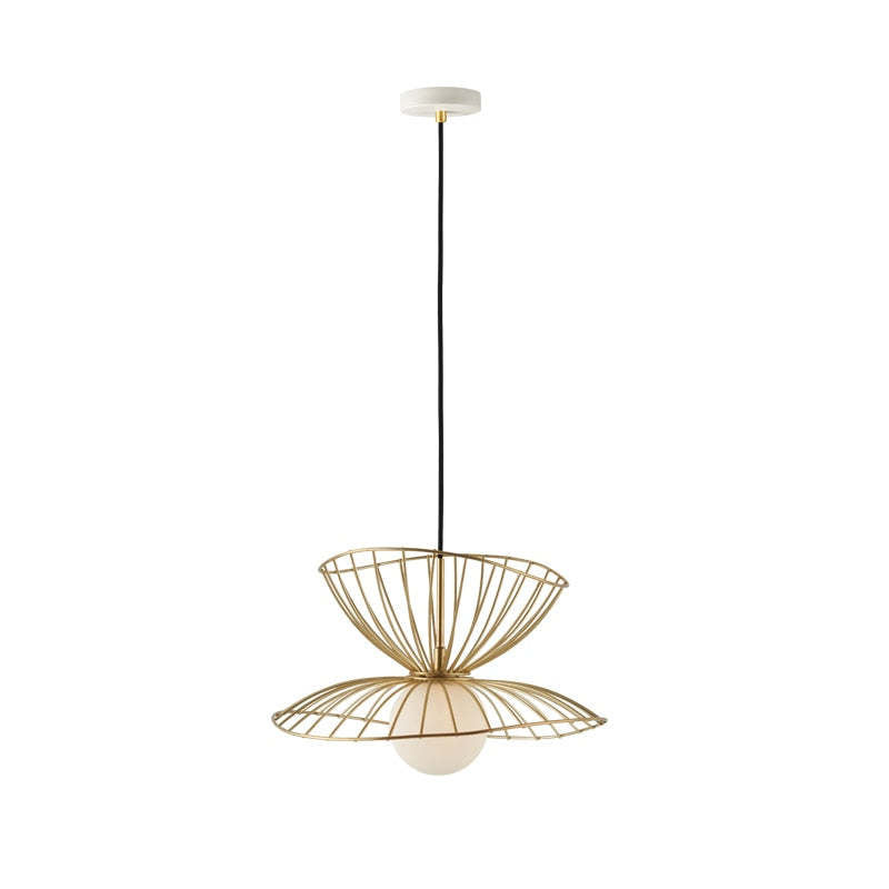 Renée Vertigo Design LED Esthetisch Hanglampen Zwart/Goud Metaal Slaapkamer