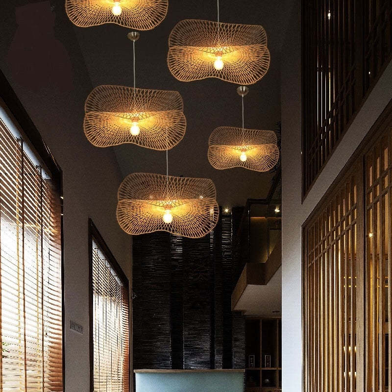 Muto Retro LED Hanglampen Metaal Hout Slaapkamer/Studeerkamer Vertigo